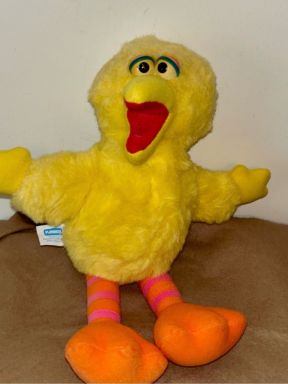 1986 Playskool Big Bird plush Vintage Collectible